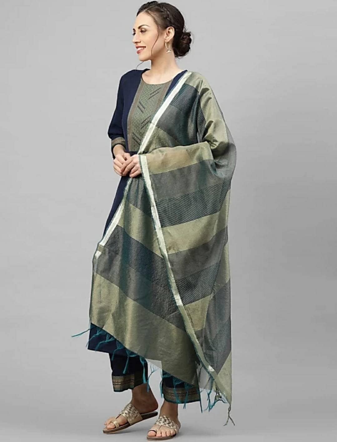 Primrose Kurta Navy Blue main image 1