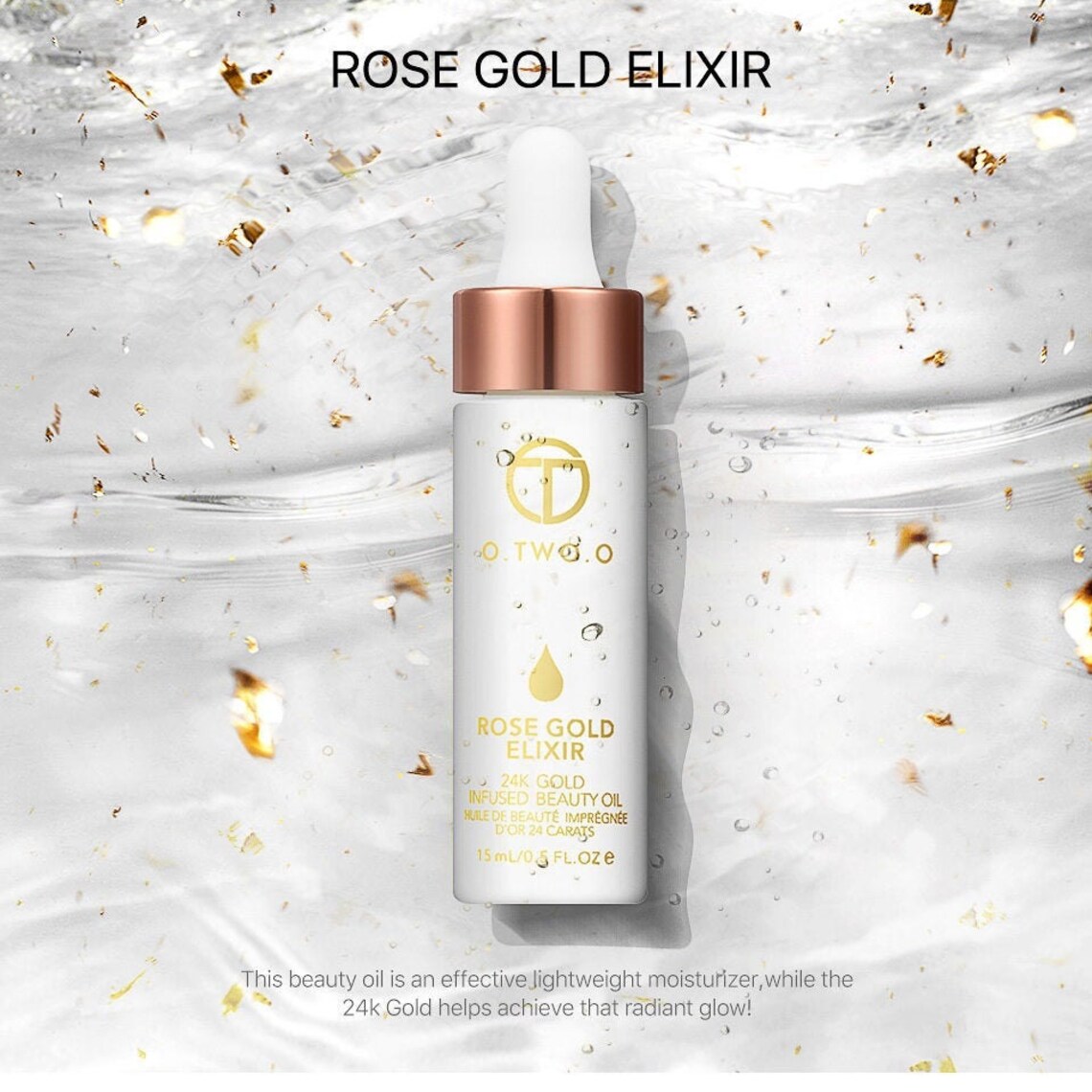 24k Rose Gold Beauty Oil Etsy