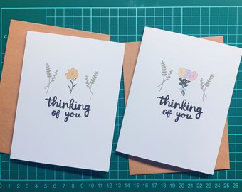Thinking of You Cards (set of 4)