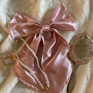 Coquette Oversized Satin Hair Bow