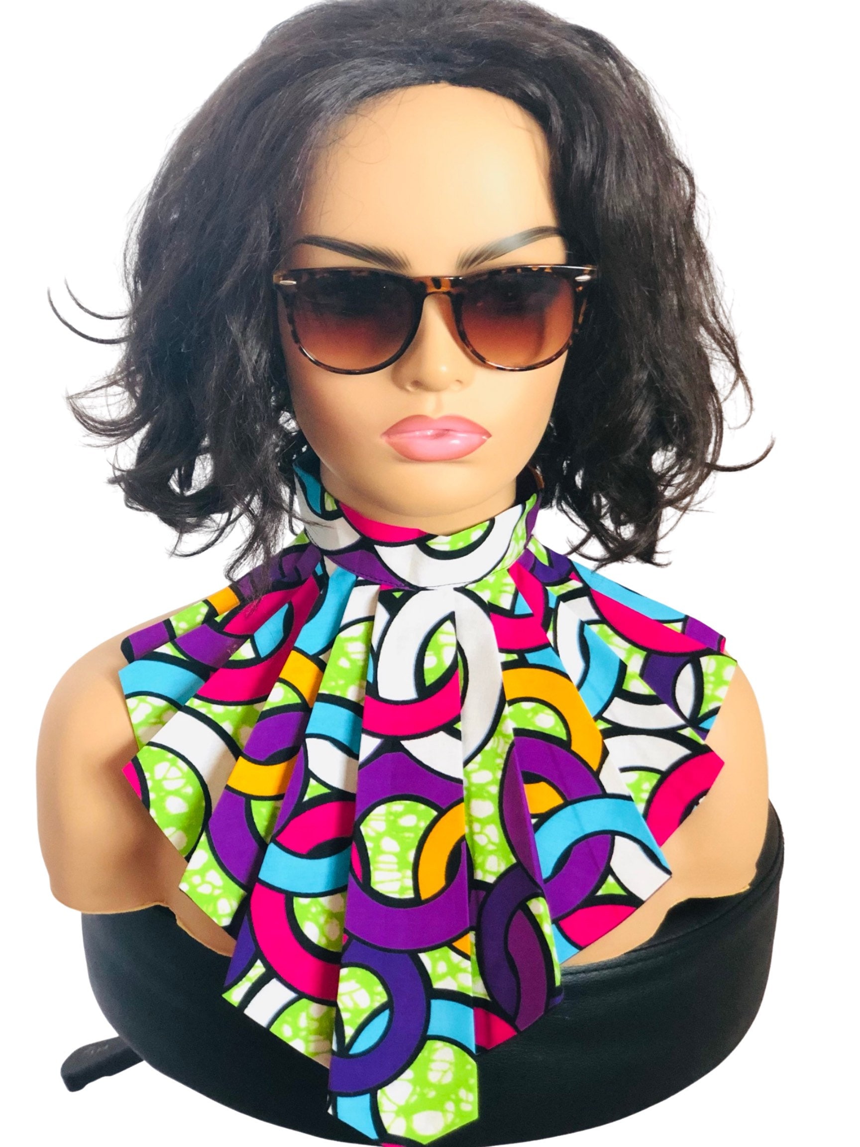Kente Neckpiece Ankara Jabot Jabot Collar women fashion Etsy