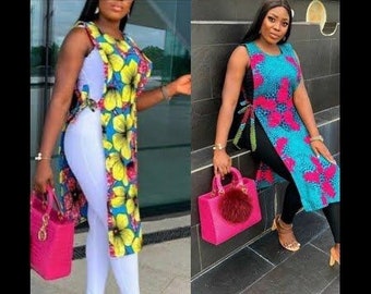 ankara styles with cape