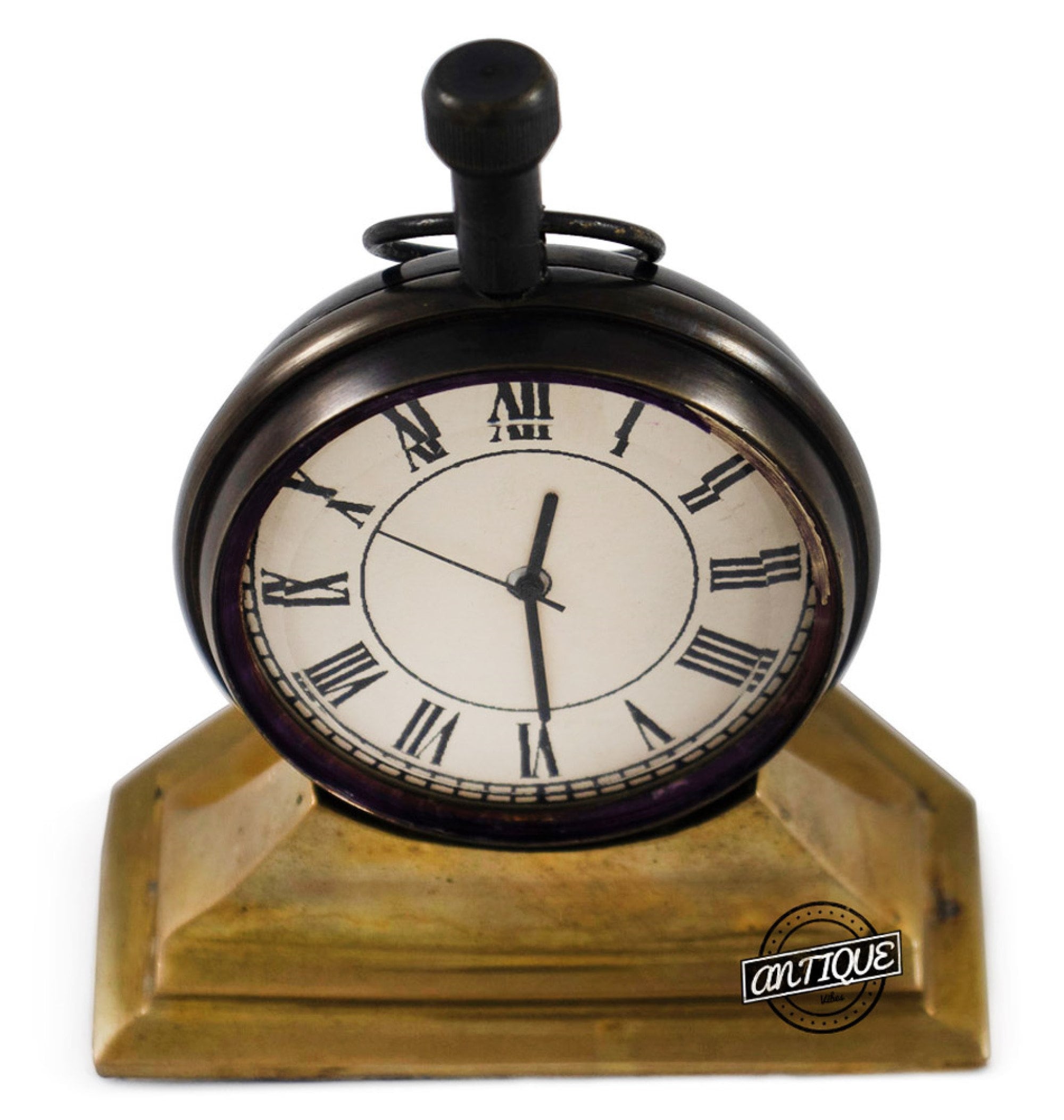 Small Desk Clock Antique Style Table Watch Christmas Gift | Etsy