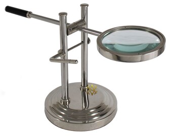 Table Top Magnifying Glass Beautiful Exclusive Big Magnifier Glass In Chrome Finish Moveable Magnifying Glass Table Top/ Desk Top Decor Gift