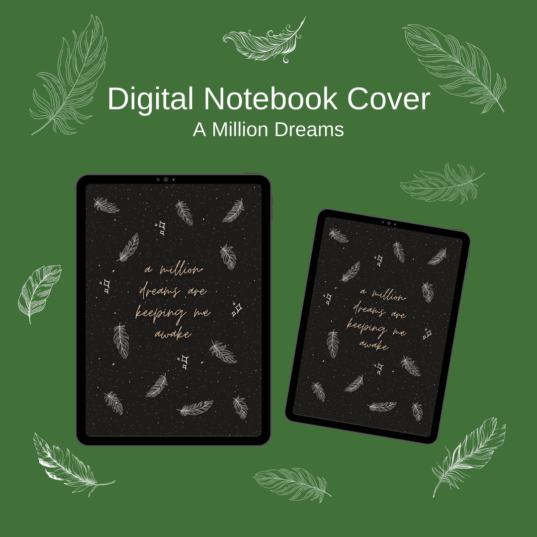 Tech Note Covers Digital Notebook Cover, Goodnotes Cover, Black Cover, Digital Planner ...