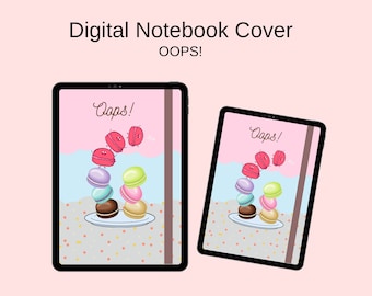 Digital Notebook Cover, Goodnotes Cover, Cute Cover, Digital Planner Cover