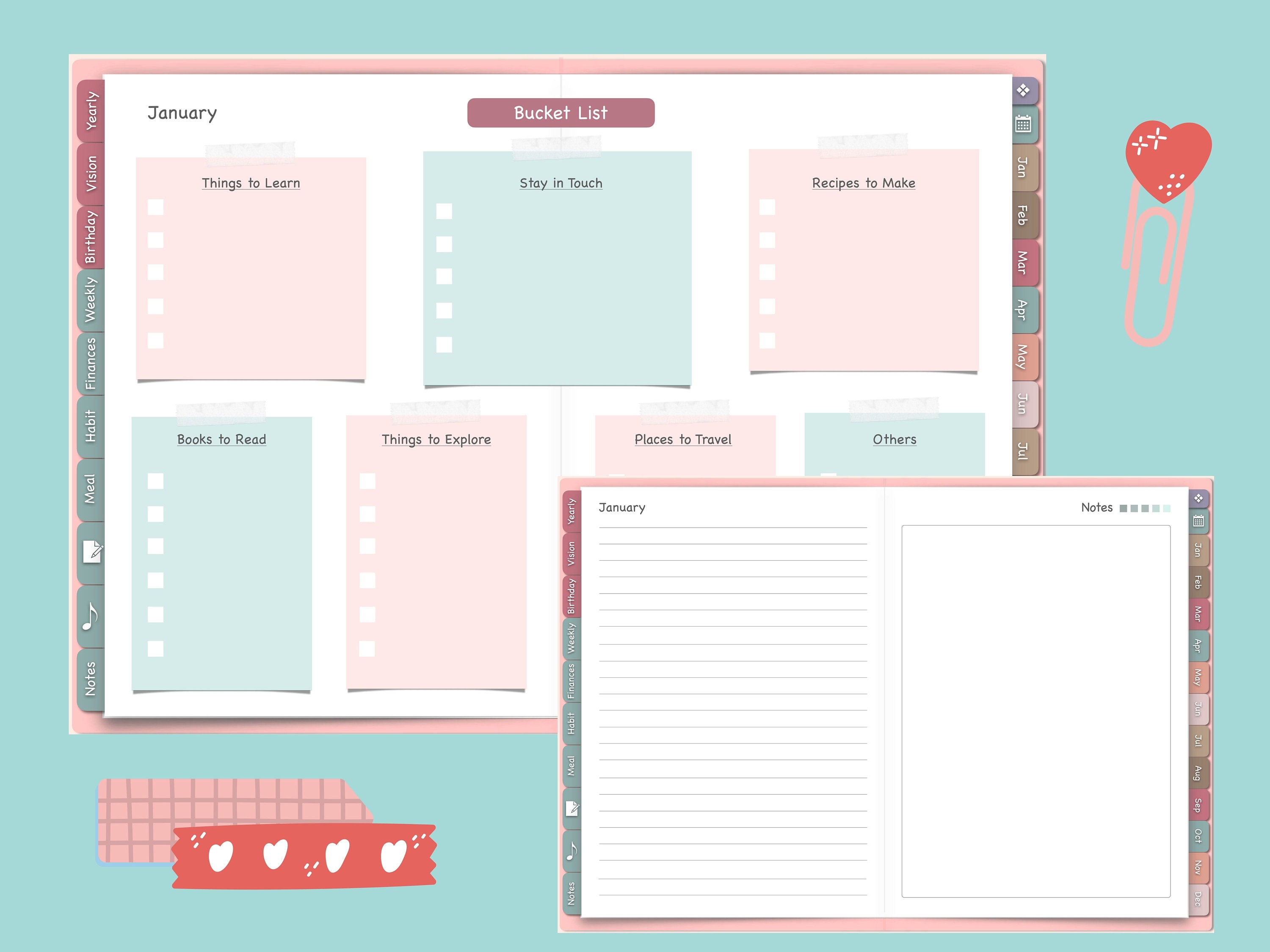 Free digital planner goodnotes 2021 2022 atiladot
