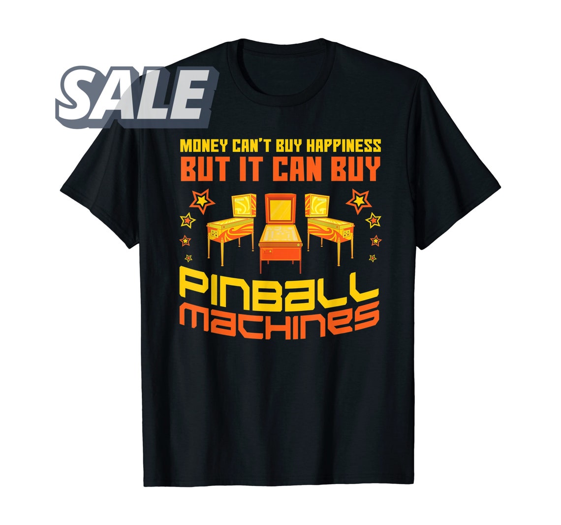 Pinball Machines Funny Vintage Arcade Game Lover Gift TShirt Etsy