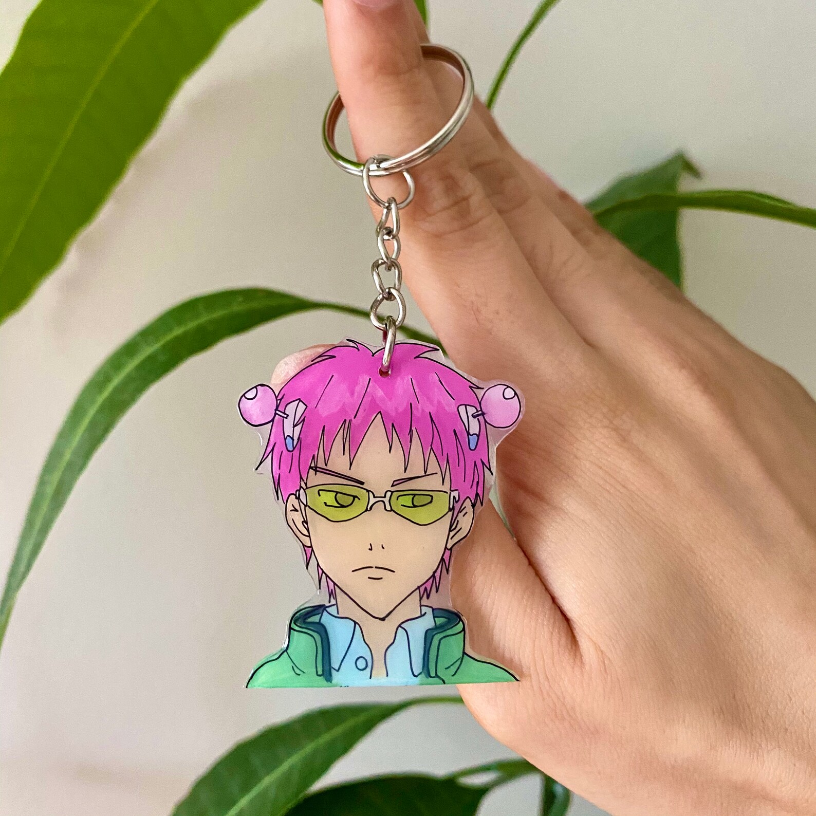 Saiki K Keychain Anime Keychain Manga Cute Trendy Etsy UK