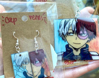 kewing Todoroki Shoto Felpa con Cappuccio Anime My Hero Academia Todoroki Shoto Cute Cat Ear Felpa con Cappuccio Corta per Donne e Ragazze