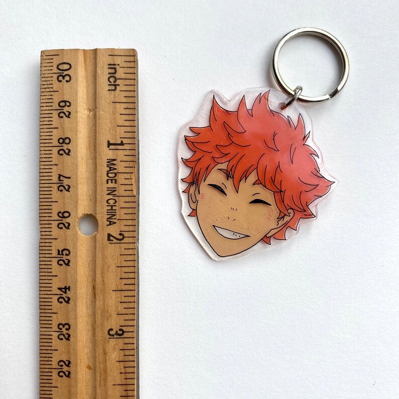 Customizable haikyuu keychains hinata kageyama nishinoya | Etsy