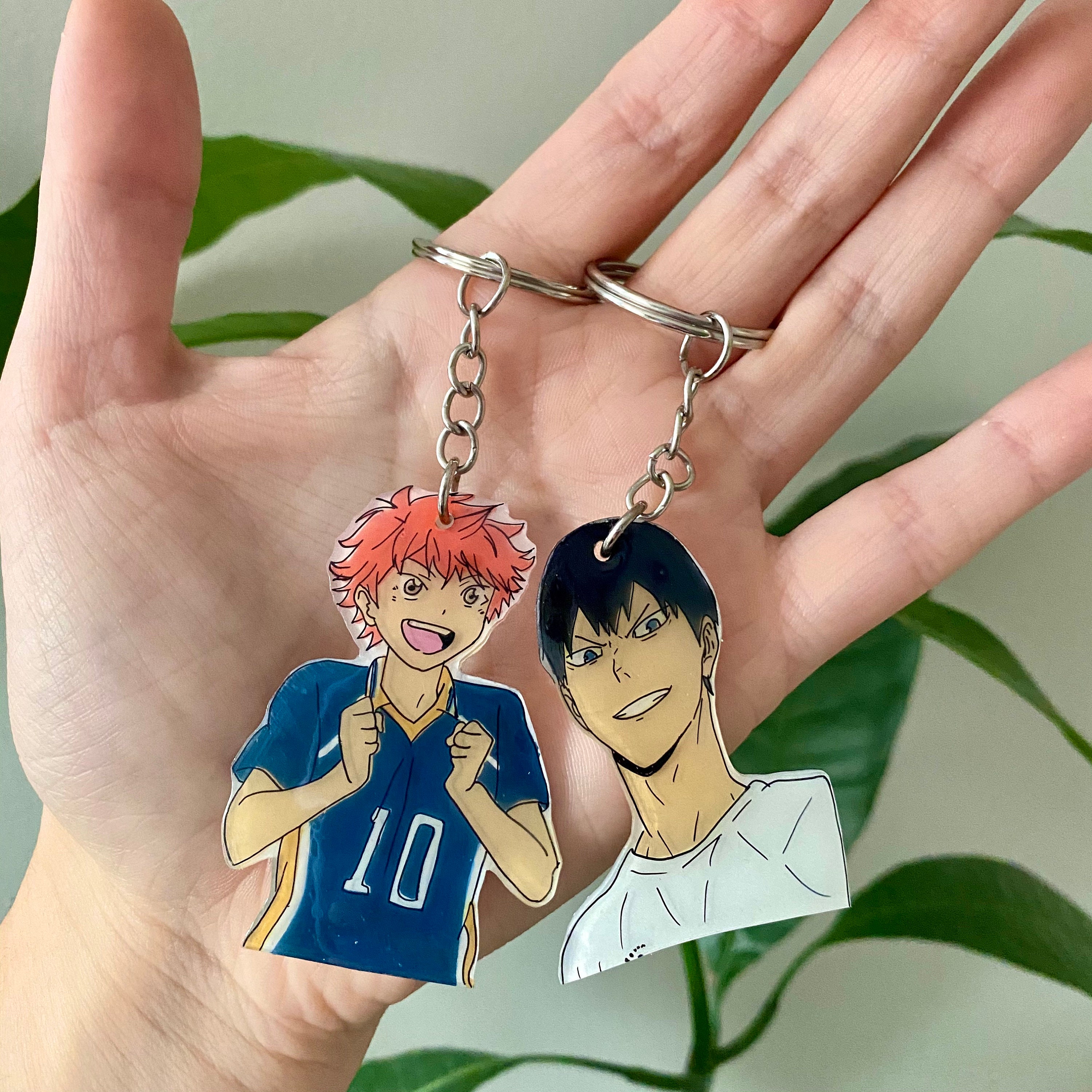 Llaveros haikyuu kageyama hinata anime regalo manga mejor Etsy España