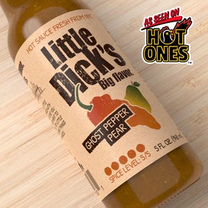 Little Dick&#39;s Ghost Pepper Pear Hot Sauce - Small Batch