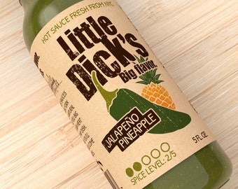 Little Dick's Jalapeño Pineapple Hot Sauce - Small Batch