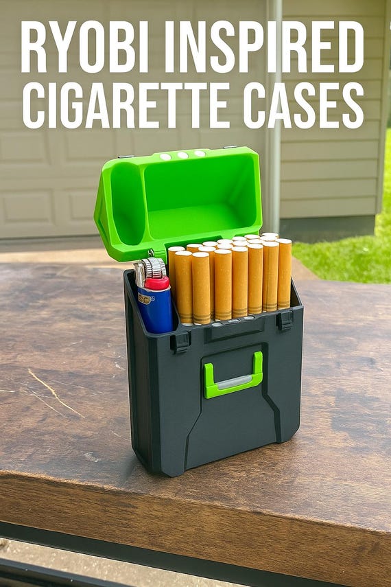 link cigarettes Ryobi Link Inspired Cigarette Case | the Original | 3D Printed Cigarette  Case | Father's Day Gift