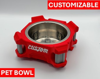Milwaukee Packout Inspired Pet Bowl | The Original | 3D Printed Stainless Steel Pet Bowl | Father's Day Gift