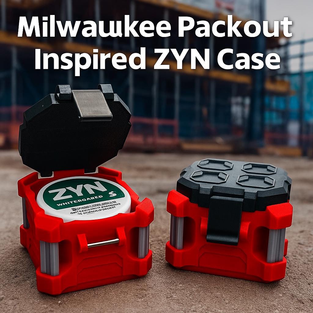 Milwaukee Packout Inspired ZYN Case | The Original | 3D Printed Case | Father's Day Gift
