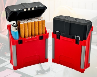 Estuche para cigarrillos inspirado en Milwaukee Packout / El original / Impresión 3D / Regalo / Herramientas Milwaukee