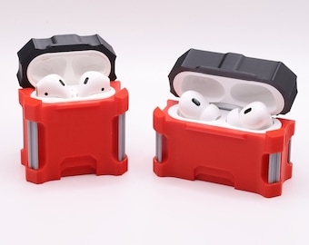 Funda para AirPods inspirada en Milwaukee Packout: impresa en 3D con PLA / Regalo de Navidad / Herramientas Milwaukee