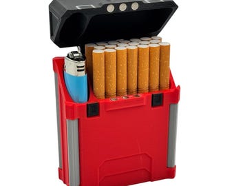 Estuche para cigarrillos inspirado en Milwaukee Packout / El original / Impresión 3D / Regalo / Herramientas Milwaukee