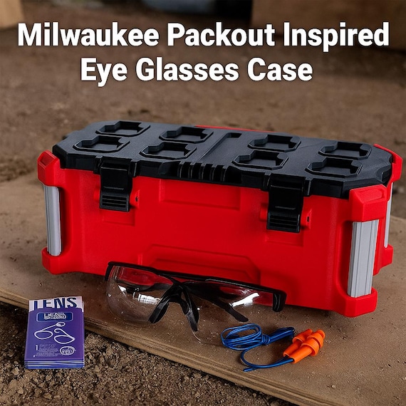 Milwaukee Packout Inspired Glasses Case: 3D Printed Safety Glasses