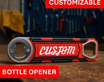 Abridor de botellas inspirado en Milwaukee Tool / Regalo personalizado para el Día del Padre