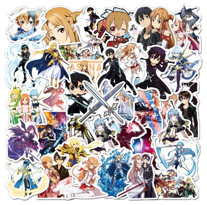 SWORD ART ONLINE anime Stickers Etsy