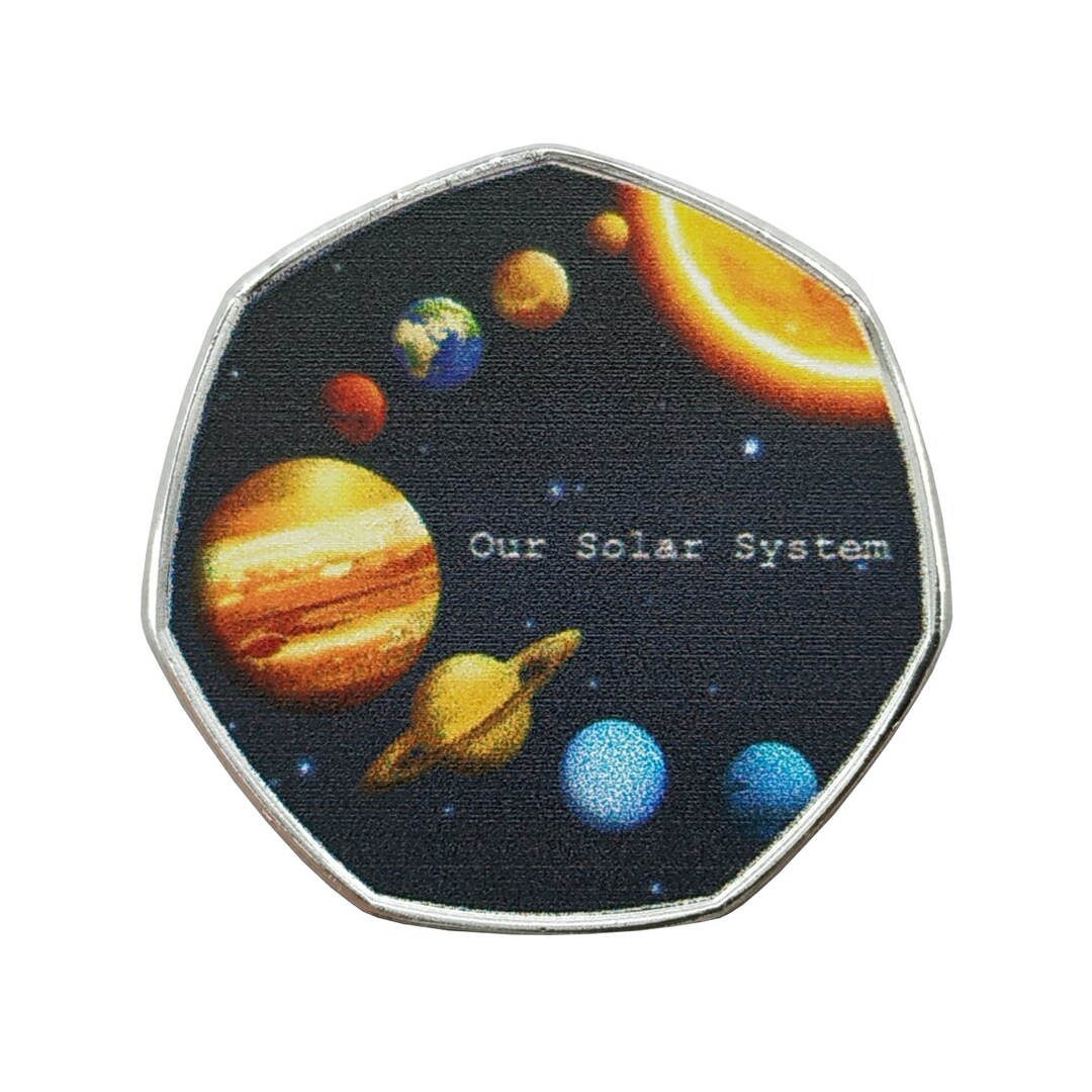 The Solar System Commemorative Coin ( .999 Silver Plated ) - Etsy UK