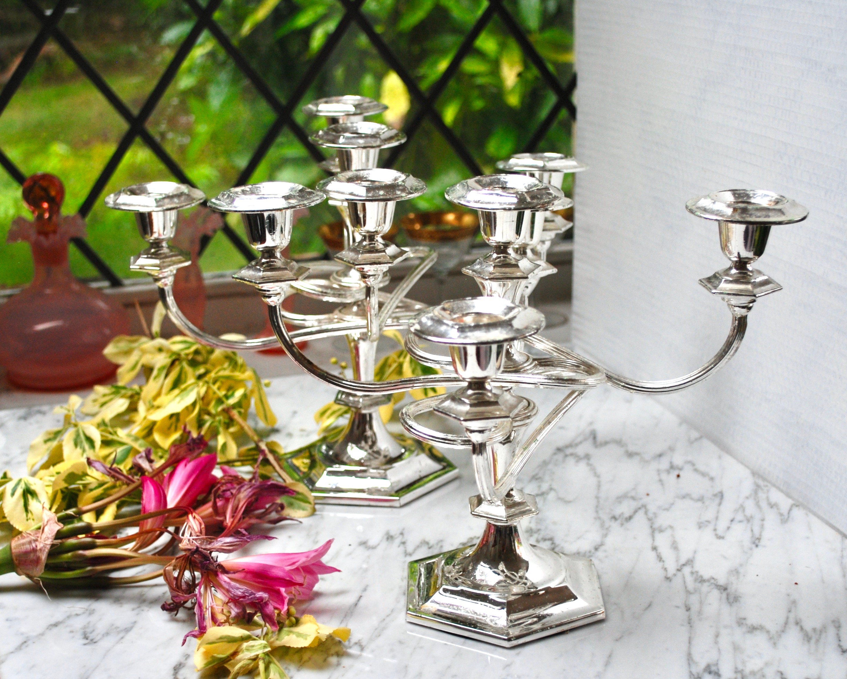 Five cheap candle holder