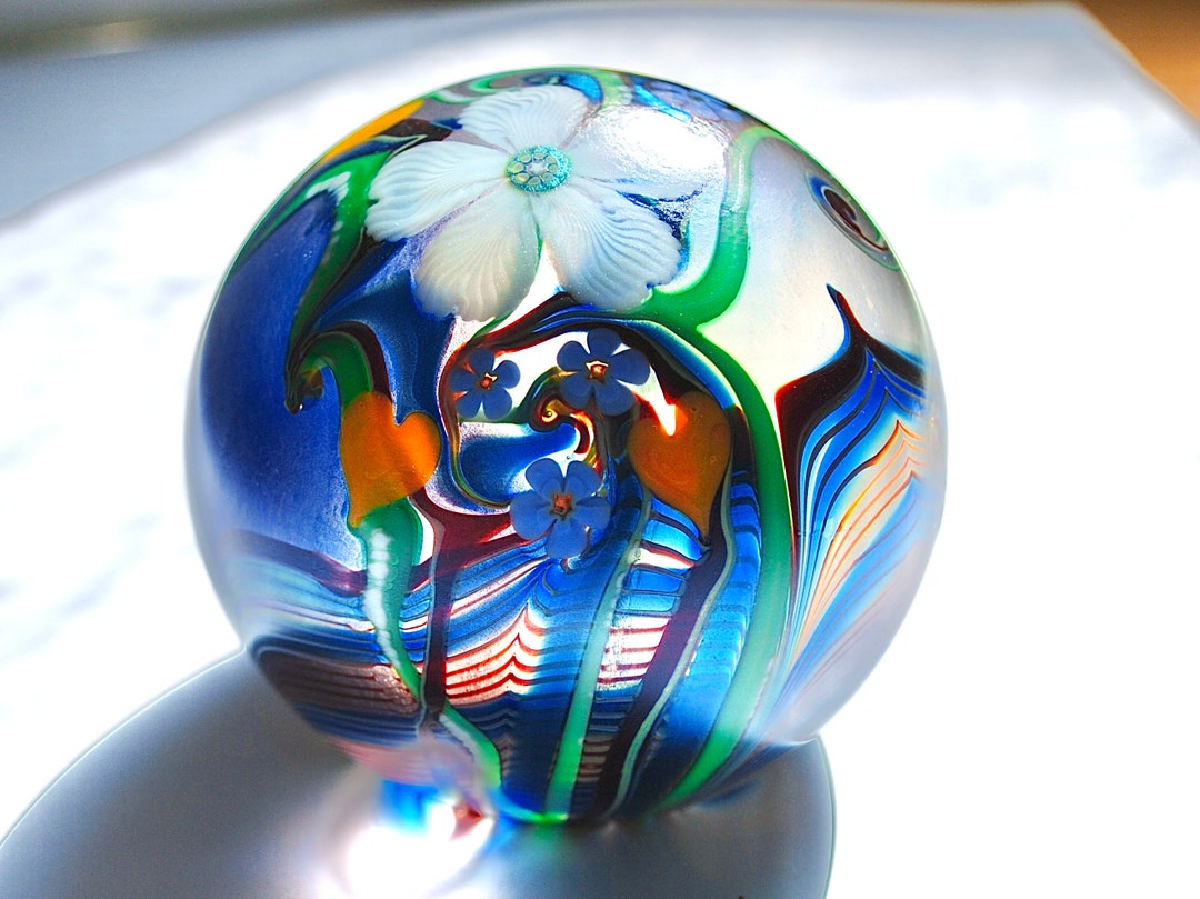 Very Rare Large Paperweight by Prestigious American Company Orient