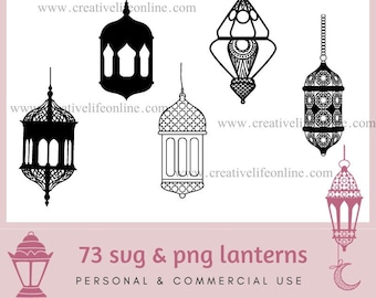 Lanterns svg- Lanterns png- Lanterns clipart - Digital download