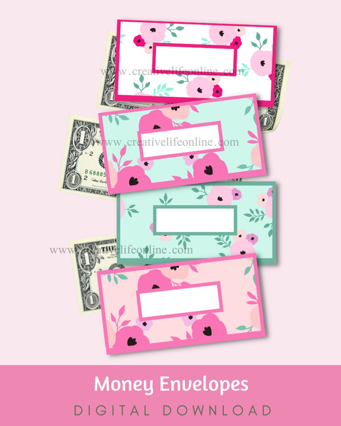 Money Envelope Printable Money Cash Envelope Template School Money ...