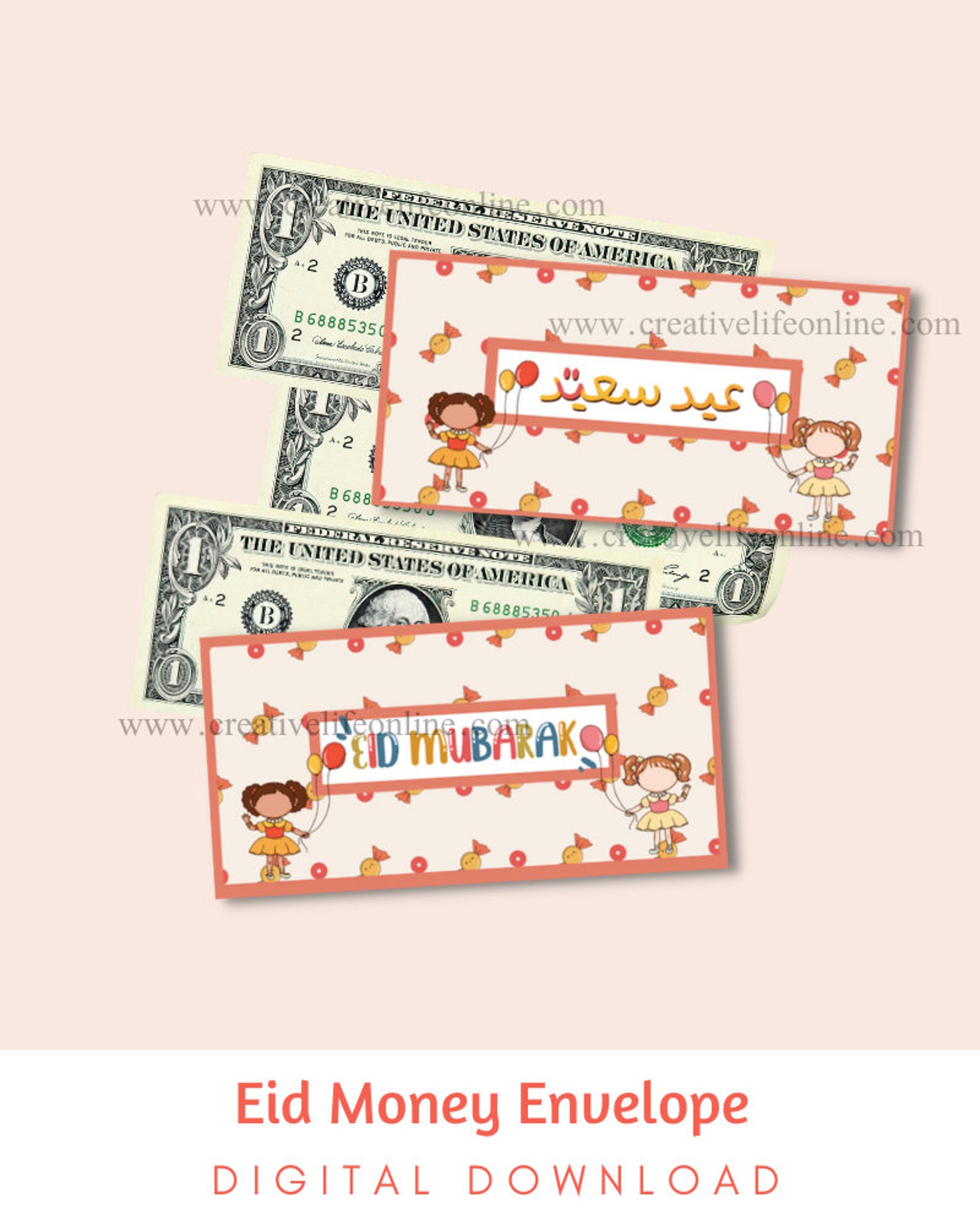 eid money envelope printable eid envelope template eidi etsy