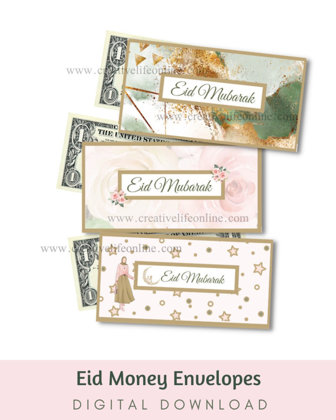 Eid Money Envelope Printable Eid Envelope Template Eidi Envelope