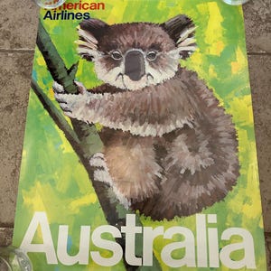 Pósteres originales de American Airlines de época (15 x 20 pulgadas): ver todas las opciones