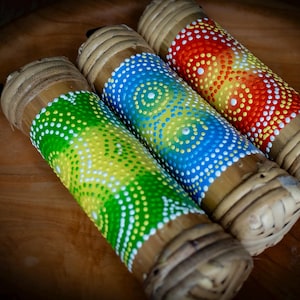 Small Handmade Balinese Bamboo Rainstick