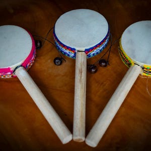 Small Handmade Peruvian Monkey Drum