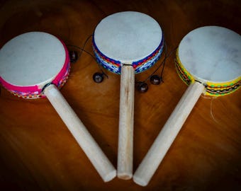 Small Handmade Peruvian Monkey Drum