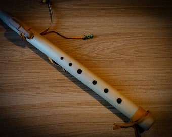 Large Handmade Wooden Flute