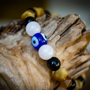 Handmade Beaded Evil Eye Bracelet