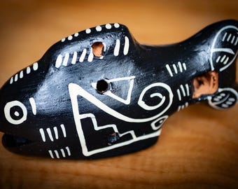 Peruvian Handmade Clay Animal Ocarina