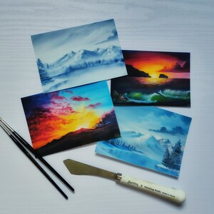 Cartes postales en paquets de 4, 6, 8 (enveloppes facultatives)