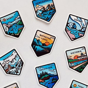 Canada National Park & District Stickers image 1