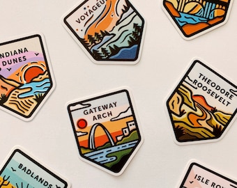Midwest National Park Stickers