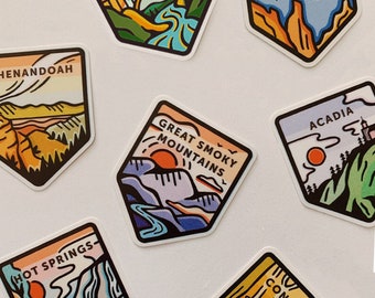East National Park Stickers