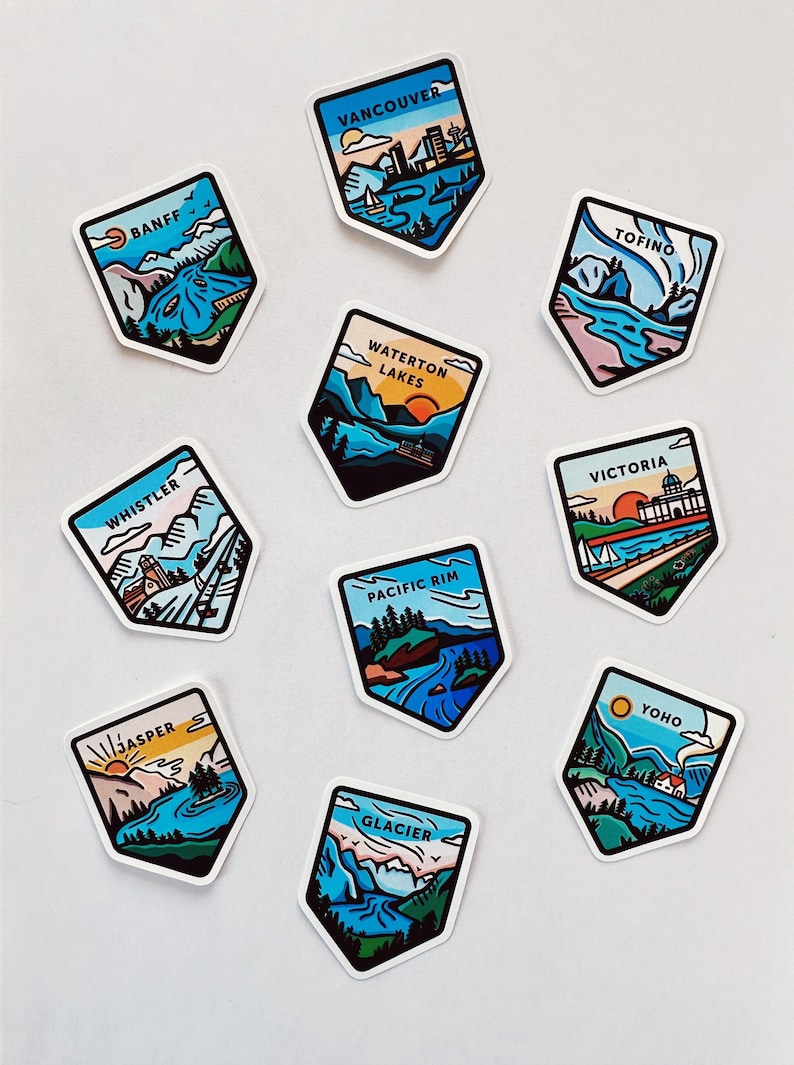 Canada National Park & District Stickers image 1