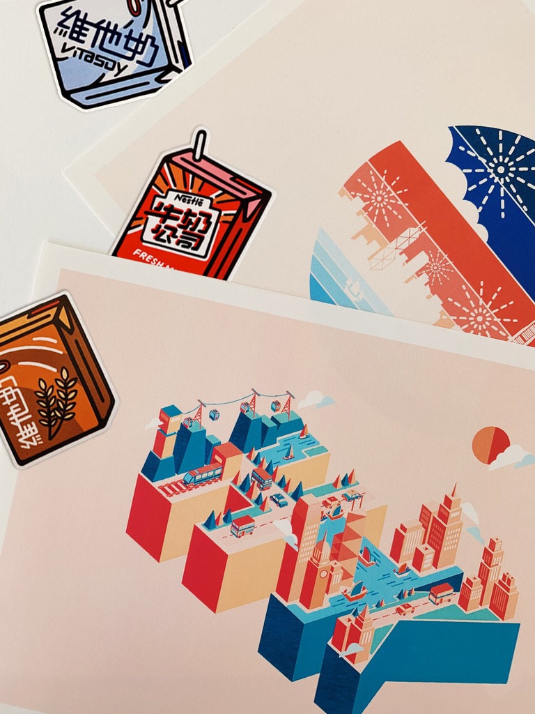 Hong Kong Prints (Buy 1 print get 1x Free HK Drink Sticker / Buy set of 2 prints get 2x Free HK Drink Stickers)