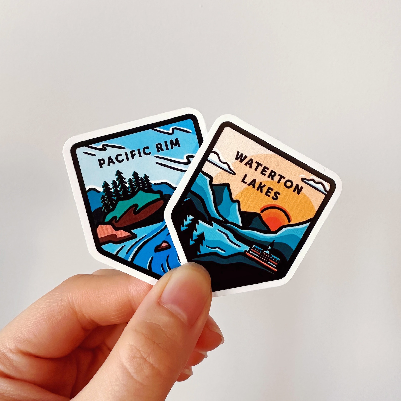 Dist Sticker Canada National Park & District Stickers - Etsy