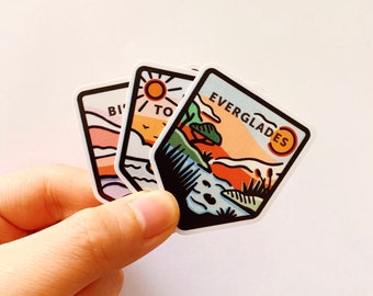 Florida National Park Stickers