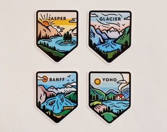 Canada National Park Stickers